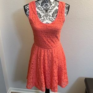 Pink Lace Dress